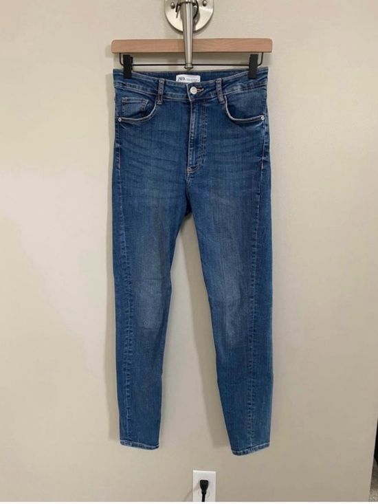 Zara Denim - Zara High Rise Skinny Jeans Blue Denim Size 6 | Like New